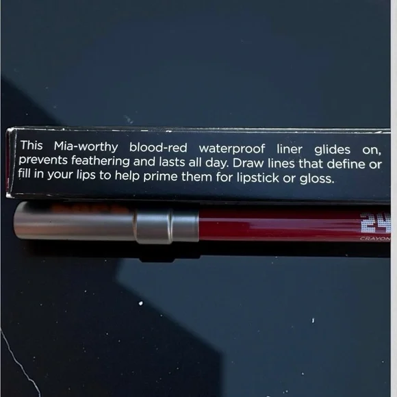 Urban Decay Pulp Fiction MRS. MIA WALLACE 24/7 Glide-on Lip Pencil. NEW IN BOX. - Picture 12 of 13